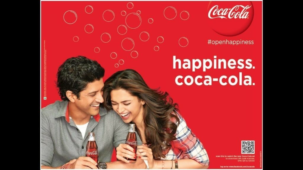 Coca-cola transmite felicidad y tiene una imagen de marca positiva