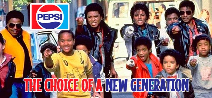 anuncio de Pepsi con Michael Jakson como principal protagonista