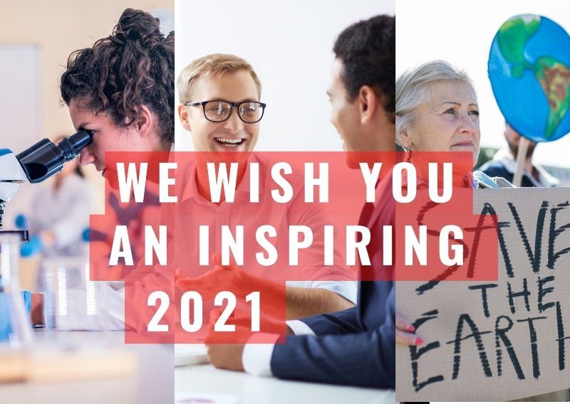 we wish you an inspiring 2021